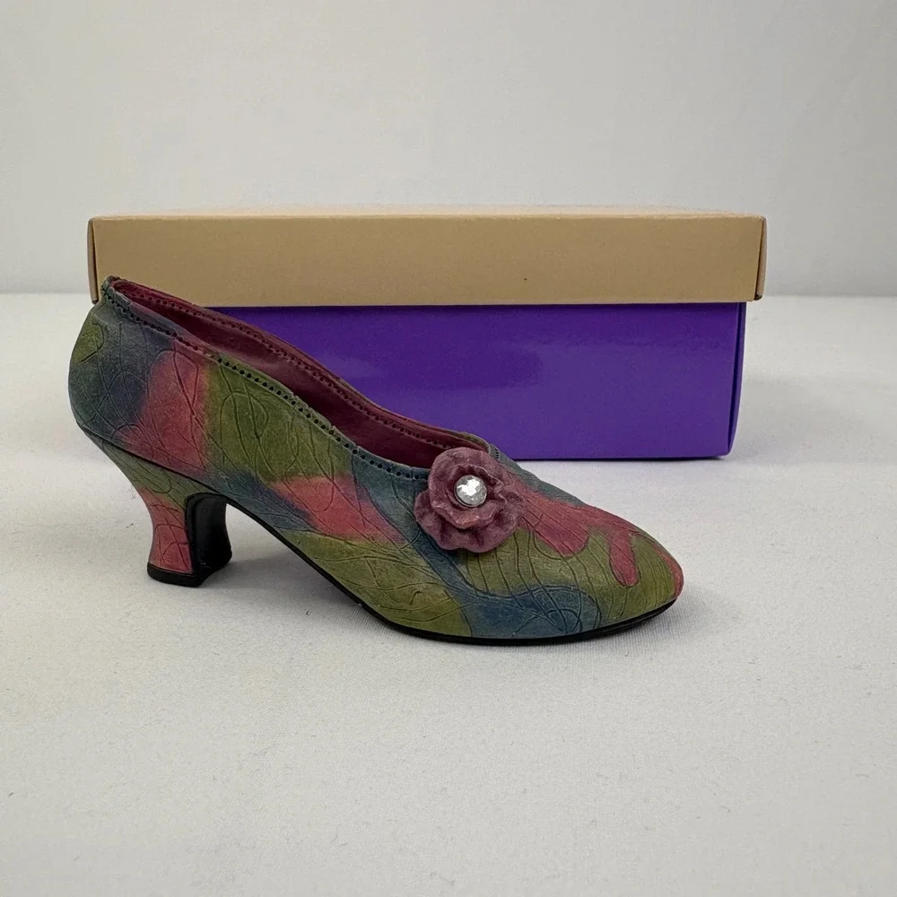 Vintage Just the Right Shoe By Raine Rose Court 25009 1998 Box No COA